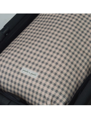 Saco Cuco Together Entretiempo de Pasito a Pasito Rosa / Gris