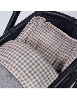 Saco Cuco Together Invierno de Pasito a Pasito Rosa / Gris