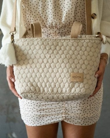 Bolso Two Donatello de Giraffa Bianca e Blu Piedra
