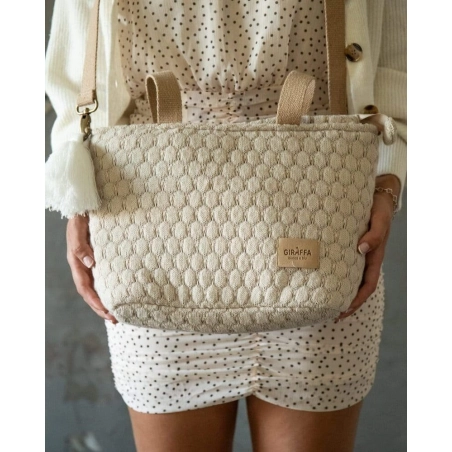 Bolso Two Donatello de Giraffa Bianca e Blu Piedra