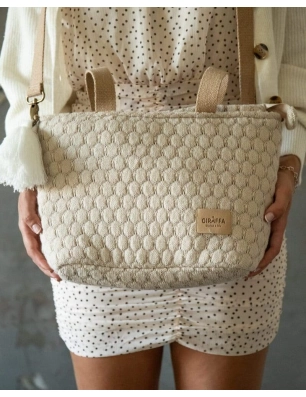 Bolso Two Donatello de Giraffa Bianca e Blu Piedra