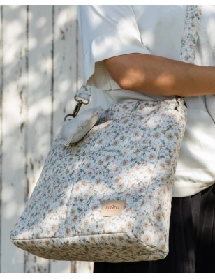 Bolsa Panera Walk Yoko de Giraffa Bianca e Blu