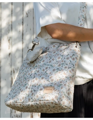 Bolsa Panera Walk Yoko de Giraffa Bianca e Blu