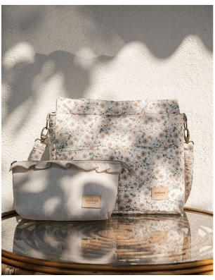 Bolsa Panera Walk Yoko de Giraffa Bianca e Blu