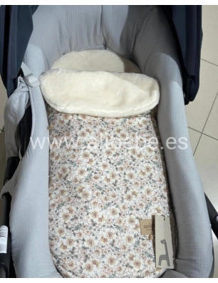 Saco Cuco Yoko Interior Pelo de Giraffa Bianca e Blu