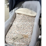 Saco Cuco Yoko Interior Pelo de Giraffa Bianca e Blu