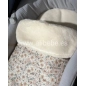 Saco Cuco Yoko Interior Pelo de Giraffa Bianca e Blu Saco Cuco Yoko Interior Pelo de Giraffa Bianca e Blu