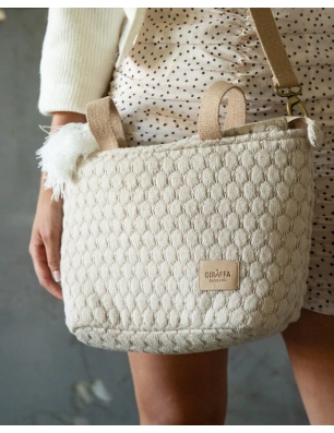Bolso Two Donatello de Giraffa Bianca e Blu Piedra