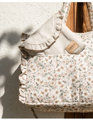 Cambiador de Viaje Tulip de Giraffa Bianca e Blu