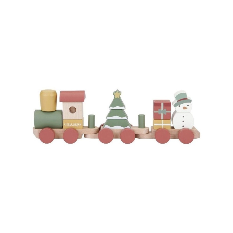 Tren de Madera Navidad de Little Dutch