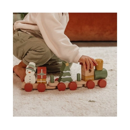Tren de Madera Navidad de Little Dutch