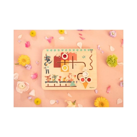 Panel Sensorial Heladería de Lilliputiens