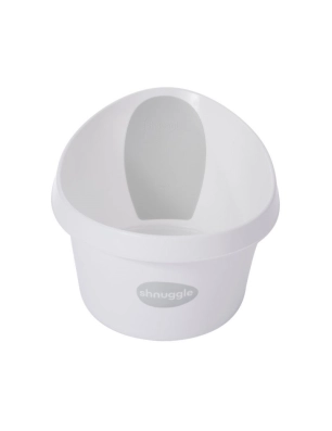 Bañera Toddler de Shnuggle Blanco / Gris Claro
