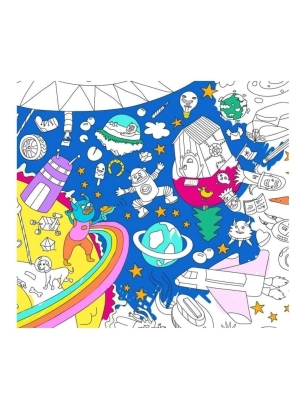 Omy Póster Gigante para colorear Cosmos