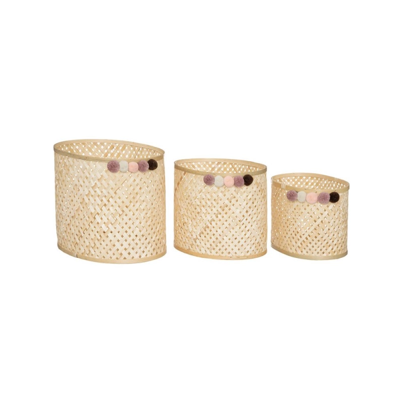 Cesta Decorativa de Bambú Atmosphera