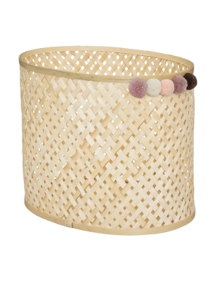 Cesta Decorativa de Bambú Atmosphera Tamaño L
