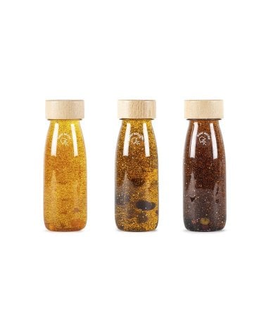 Pack 3 Botellas Sensoriales Flotantes de Petit Boum Ground