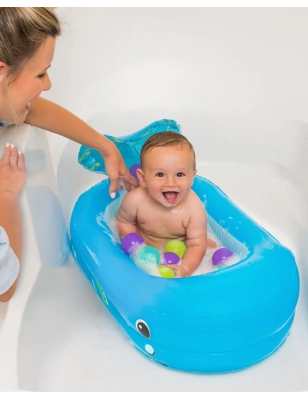Bañera Hinchable Ballena de Infantino