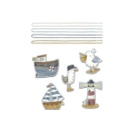 Tarjetas para enlazar Cordones Sailors Bay de Little Dutch