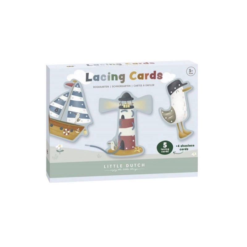 Tarjetas para enlazar Cordones Sailors Bay de Little Dutch