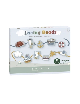 Cuentas para enlazar con Cordones Sailors Bay de Little Dutch