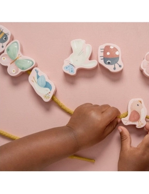 Cuentas para enlazar con Cordones Flowers & Butterflies de Little Dutch