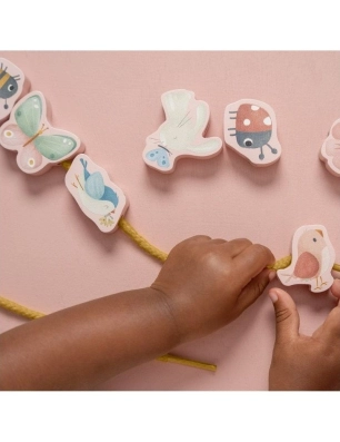 Cuentas para enlazar con Cordones Flowers & Butterflies de Little Dutch