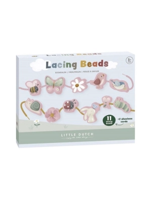 Cuentas para enlazar con Cordones Flowers & Butterflies de Little Dutch