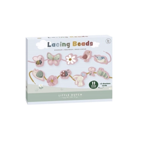 Cuentas para enlazar con Cordones Flowers & Butterflies de Little Dutch