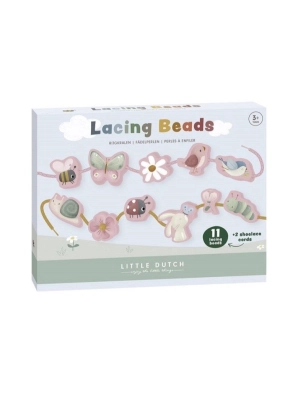 Cuentas para enlazar con Cordones Flowers & Butterflies de Little Dutch