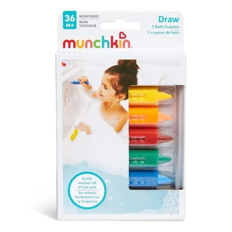Ceras para colorear en el baño de Munchkin