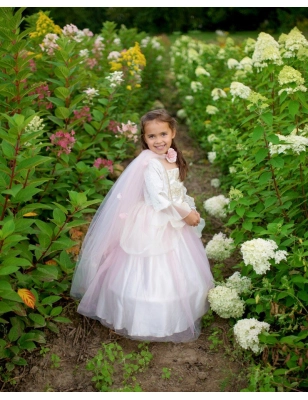 Capa de Princesa con Flores de Great Pretenders