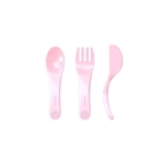 Cubiertos Twistshake Aprendizaje Rosa