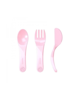 Cubiertos Twistshake Aprendizaje Rosa