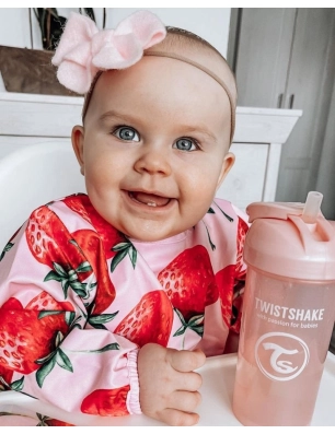 Babero Twistshake con Manga Larga fresa