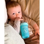 Biberón Anticólico Twistshake 180ml Azul Pastel