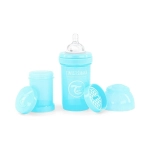 Biberón Anticólico Twistshake 180ml Azul Pastel
