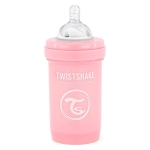 Biberón Anticólico Twistshake 180ml Rosa Pastel