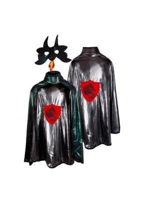 ▷ Capa Reversible de Dragón y Caballero de Great Pretenders