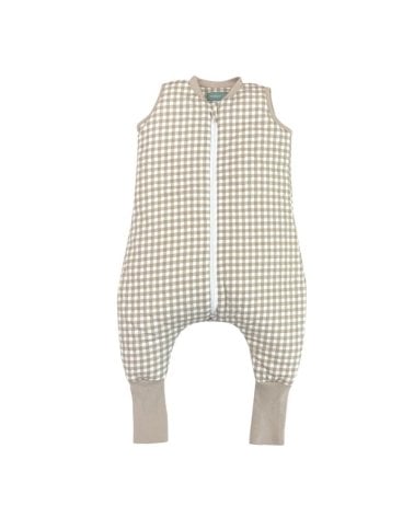 Saco de Dormir de Invierno con Calcetín de Molis&Co Vichy Beige