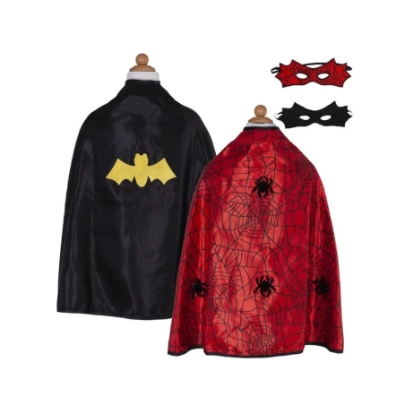 Capa de Spiderman y Batman Reversible Great Pretenders