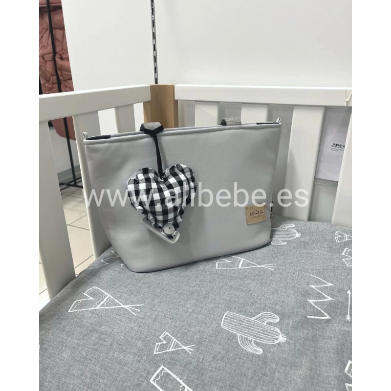 Bolsa Minibag Two Leo Giraffa Bianca e Blu