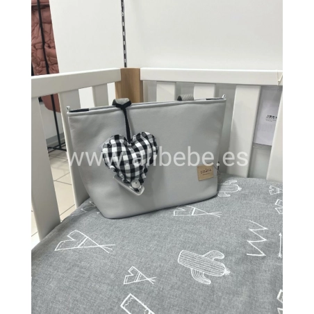 Bolsa Minibag Two Leo Giraffa Bianca e Blu Gris