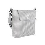 Bolsa Canastilla I Love Vichy de Walking Mum Gris