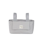 Bolso Organizador I Love Vichy de Walking Mum Gris