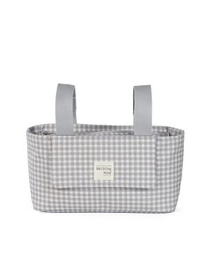 Bolso Organizador I Love Vichy de Walking Mum Gris