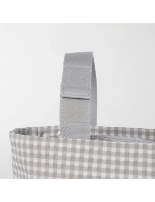 Bolso Organizador I Love Vichy de Walking Mum Gris