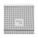 Bolso Organizador I Love Vichy de Walking Mum Gris