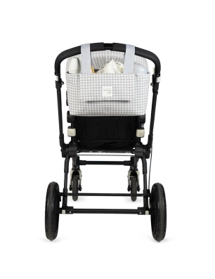 Bolso Organizador I Love Vichy de Walking Mum Gris