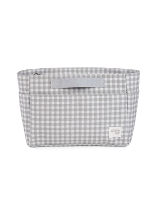 Neceser de Viaje I Love Vichy de Walking Mum Gris